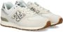 New Balance 574 V1 sneakers dierenprint offwhite blauw Ecru Jongens Meisjes Suede 34.5 - Thumbnail 8