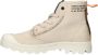 Palladium PAMPA UNDERLAYER Volwassenen Half-hoge schoenen Wit beige - Thumbnail 14