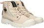 Palladium PAMPA UNDERLAYER Volwassenen Half-hoge schoenen Wit beige - Thumbnail 15