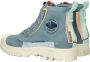 Palladium Underlayer dames veterboot Blauw - Thumbnail 3