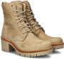 Panama Jack Stijlvolle Veterschoenen met Hakken Beige Dames - Thumbnail 18