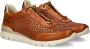 Pikolinos Geperforeerde Bruine Sneaker Brown Dames - Thumbnail 14