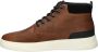 PME Legend Lexing-t Sneakers Leren Sneaker Heren Cognac - Thumbnail 3