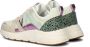 POELMAN C18582X9PSH23 Beige Pink Green Beige Mesh Lage sneakers Dames - Thumbnail 5