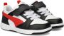 Puma Rebound v6 Low sneakers wit rood zwart Imitatieleer 26 - Thumbnail 9