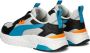 PUMA Trinity Lite Jr Unisex Sneakers Cool Light Gray-Tropical Blue- Black - Thumbnail 15