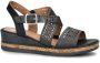 Remonte leren sandalen zwart - Thumbnail 5