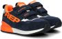 Replay Shoot kid suède sneakers donkerblauw oranje Suede Meerkleurig 26 - Thumbnail 14