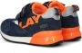 Replay Shoot kid suède sneakers donkerblauw oranje Suede Meerkleurig 26 - Thumbnail 15