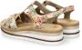 Rieker Gouden Metallic Sandaal met Print Multicolor Dames - Thumbnail 14