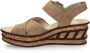 Rieker sandalen taupe - Thumbnail 6