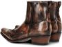 Sendra 12185 Mimo leren cowboylaarzen donkerbruin - Thumbnail 4