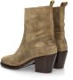 Shabbies Amsterdam Shabbies Julie Ankle Boot Enkellaarsjes Enkelboots met rits Dames Beige - Thumbnail 10