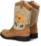 Shoesme suède cowboylaarzen beige Bruin Meisjes Suede Bloemen 26 - Thumbnail 15