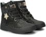 Shoesme leren veterboots zwart zilver Meisjes Leer All over print 29 - Thumbnail 10