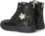 Shoesme leren veterboots zwart zilver Meisjes Leer All over print 29 - Thumbnail 11