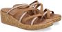 Skechers Beverlee Archfit dames sandaal Natural - Thumbnail 15