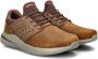 Skechers Delson 3.0 Ezra Sneakers bruin Leer - Thumbnail 4