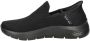 Skechers Go Walk Flex Slip-ins 216491-BBK Mannen Zwart Sneakers - Thumbnail 3