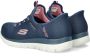 Skechers Hands Free Slip-Ins Summits dames instapschoen Blauw - Thumbnail 4