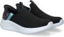 Skechers Ultra Flex 3.0 slip-on sneakers zwart Meisjes Textiel Meerkleurig 33 - Thumbnail 14