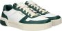 Skechers Jade dames sneaker Wit Groen - Thumbnail 3