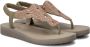 Skechers Meditation Pearl Perfection Dames Slippers Taupe - Thumbnail 15