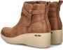 Skechers Pier-Lite dames enkellaarsje Bruin - Thumbnail 4