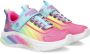 Skechers Rainbow Cruisers Meisjes Sneakers Turquoise;Multicolour - Thumbnail 3