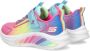 Skechers Rainbow Cruisers Meisjes Sneakers Turquoise;Multicolour - Thumbnail 4