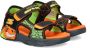 Skechers S-Slights Creature of Splash sandalen met lampjes zwart oranje Jongens Imitatieleer 30 - Thumbnail 7