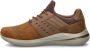 Skechers Delson 3.0 Ezra Sneakers bruin Leer - Thumbnail 6