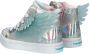 Skechers Twinkle Toes hoge sneakers met lichtjes zilver Imitatieleer 28 - Thumbnail 13