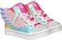 Skechers sneakers roze blauw Meisjes Imitatieleer Meerkleurig 27 - Thumbnail 5