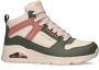 Skechers Uno High Regard sneakers groen roze - Thumbnail 2