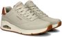 Skechers Uno Suited On Air Heren Sneakers Crème - Thumbnail 4