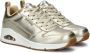 Skechers Uno Metallixs dames sneaker Goud - Thumbnail 4