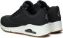 Skechers Dames Sneaker Uno 73690 BLK Zwart Wide Fit - Thumbnail 4