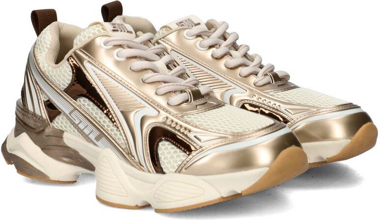 Steve Madden Speedster-E sneaker met metallic details