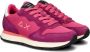 Sun68 Fuchsia Suède Sneakers met Dubbele Witte Veters Pink Dames - Thumbnail 12