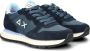 Sun 68 Dames Sneaker Ally Solid Nylon Navy Blue BLAUW - Thumbnail 7