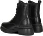 Tamaris leren veterboots zwart - Thumbnail 6