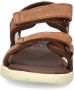 Timberland Nubble nubuck sandalen cognac Bruin Effen 27 - Thumbnail 5