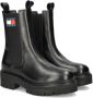 Tommy Hilfiger Urban Chelsea Leren Damesschoenen Black Dames - Thumbnail 13