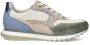 Gabor Sneakers Dames Lage sneakers Damesschoenen Suède 46.375 Beige combi - Thumbnail 3