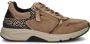 Gabor Comfortabele Rollingsoft Sneaker met Stabiliteit Beige Dames - Thumbnail 3