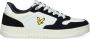 Lyle & Scott Heren Leren Sneakers Wit Marine Zwart Multicolor Heren - Thumbnail 1