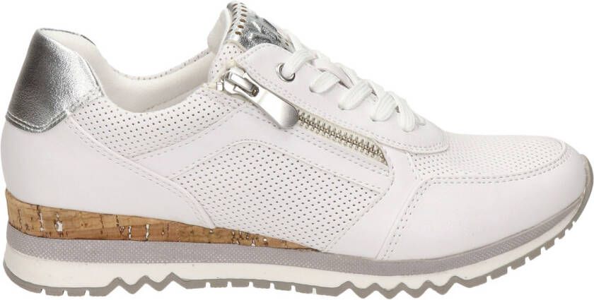 Marco Tozzi sneakers wit zilver