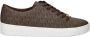 Michael Kors Keaton Lace Up Dames Sneakers Brown - Thumbnail 2