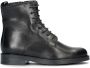 Nelson leren veterboots zwart - Thumbnail 2